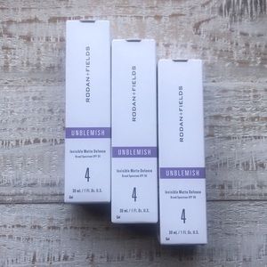 3x Rodan + Fields Unblemish Invisible Matte Defense • Exp 4/2023